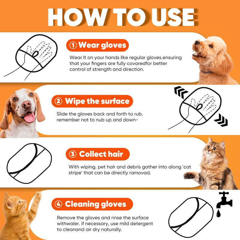 PurrfectGlide 🐱🧤 – smooth grooming for cats & dogs