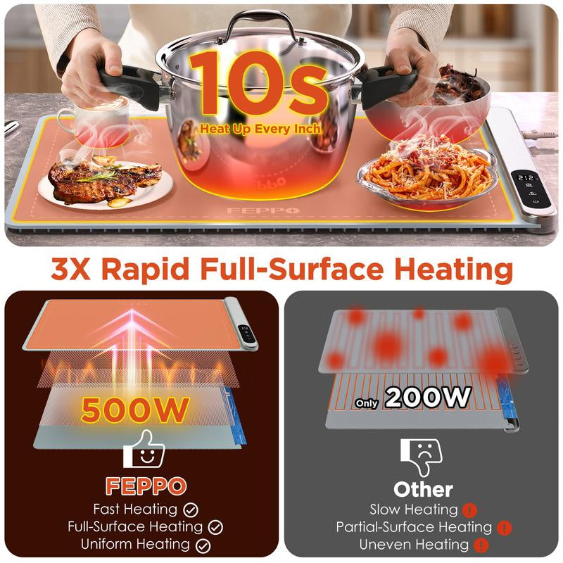 🔥 WarmNest Silicone Pad – Keep Every Dish Toasty