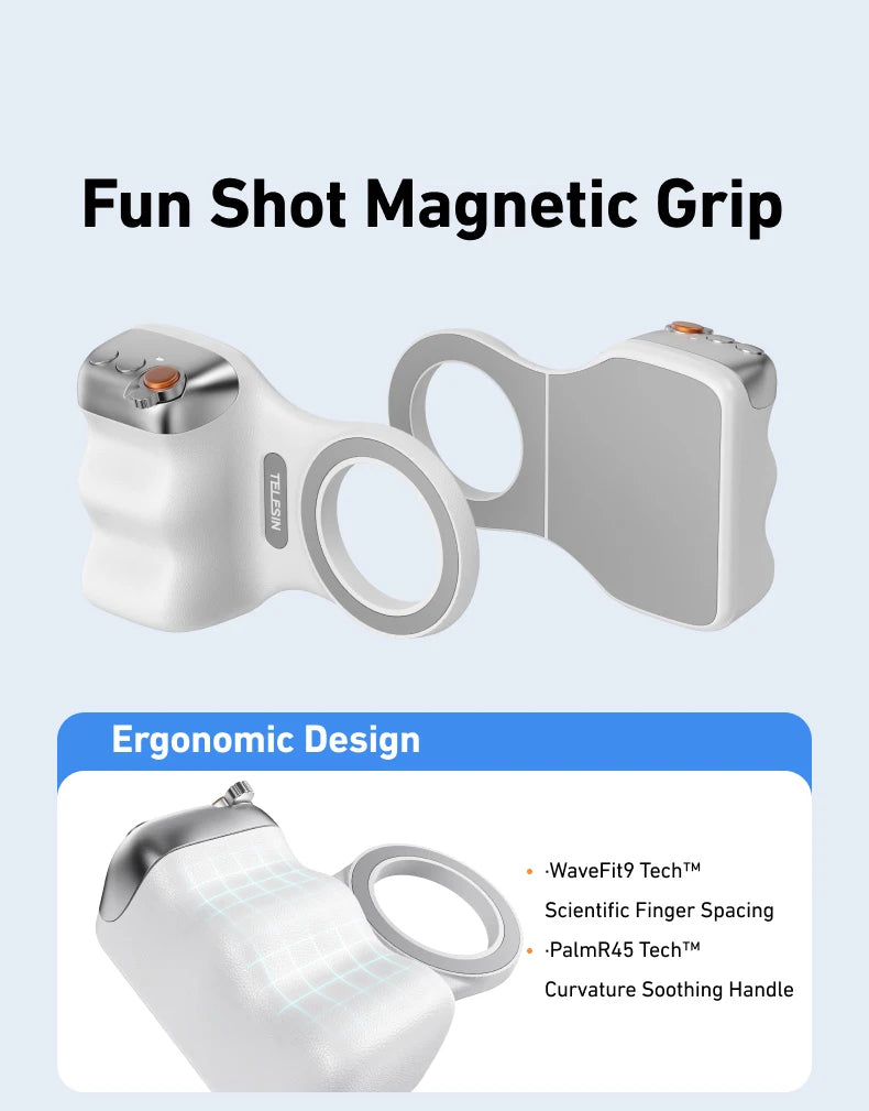 🎬 MagniFlex Phone Handle – Hands-Free Magnetic Phone Grip