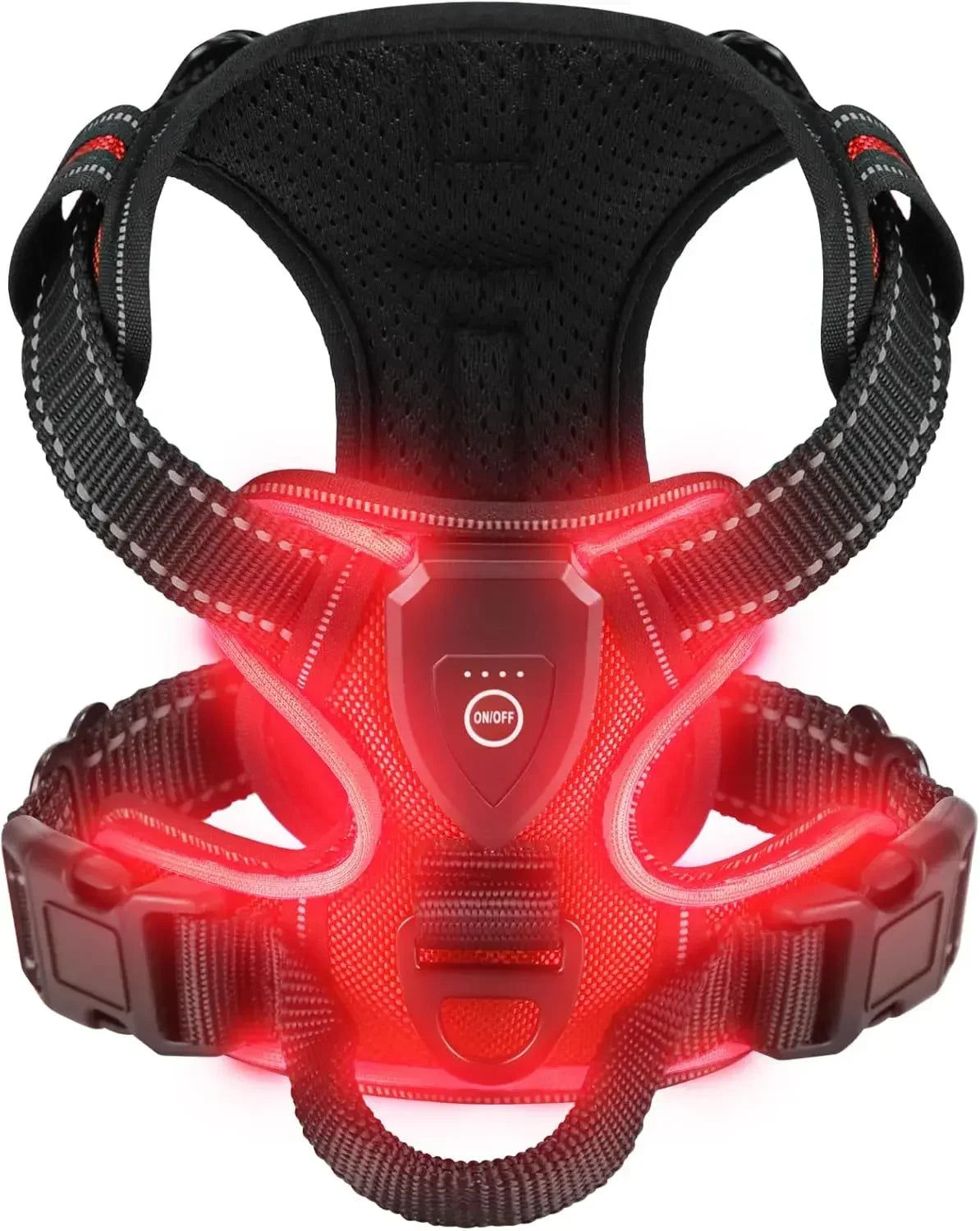 🌟 GlowPup Harness – Light the Way for Night Walks