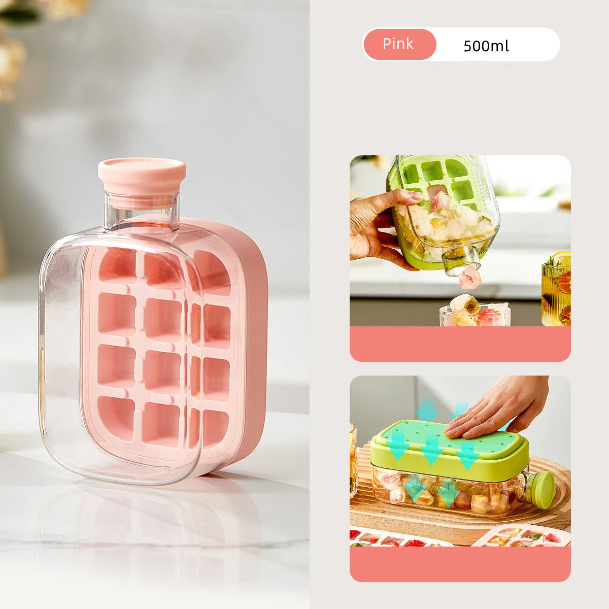 IceLuxe ❄️🥂 – Stylish Ice Ball Freezing Tray