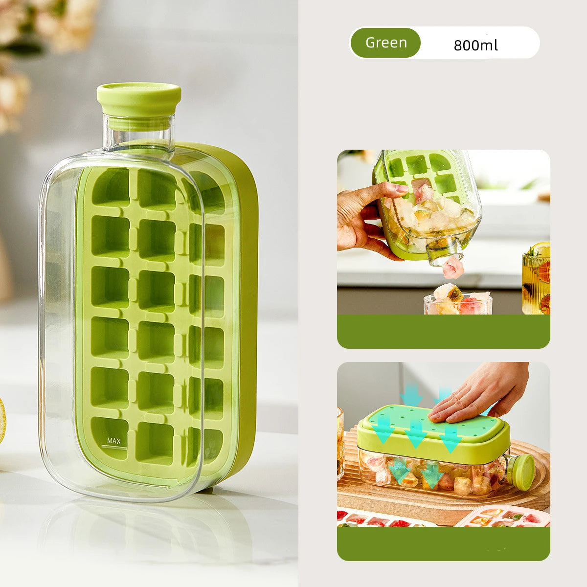 IceLuxe ❄️🥂 – Stylish Ice Ball Freezing Tray