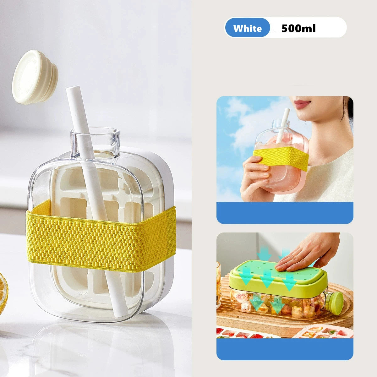 IceLuxe ❄️🥂 – Stylish Ice Ball Freezing Tray