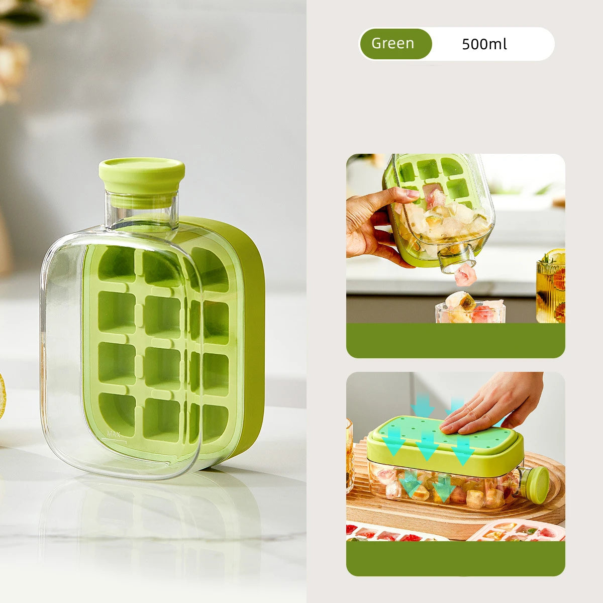 IceLuxe ❄️🥂 – Stylish Ice Ball Freezing Tray