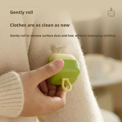 🌀 Mini Reusable Lint Roller – Washable, Strong Adhesive Hair & Dust Remover for Clothes, Pets & Furniture 🐾✨