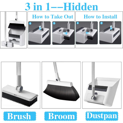 FindersFrenzy Broom & Dustpan Set