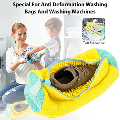 👟 SneakClean Magic Bag – Gentle Shoe Washer & Dryer Protector