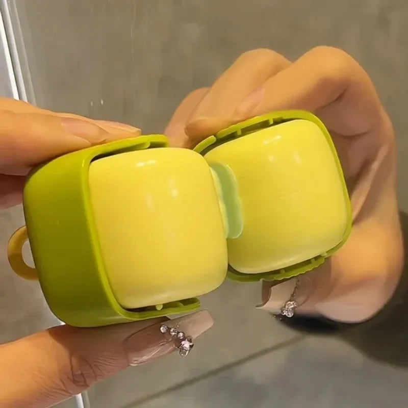 🌀 Mini Reusable Lint Roller – Washable, Strong Adhesive Hair & Dust Remover for Clothes, Pets & Furniture 🐾✨