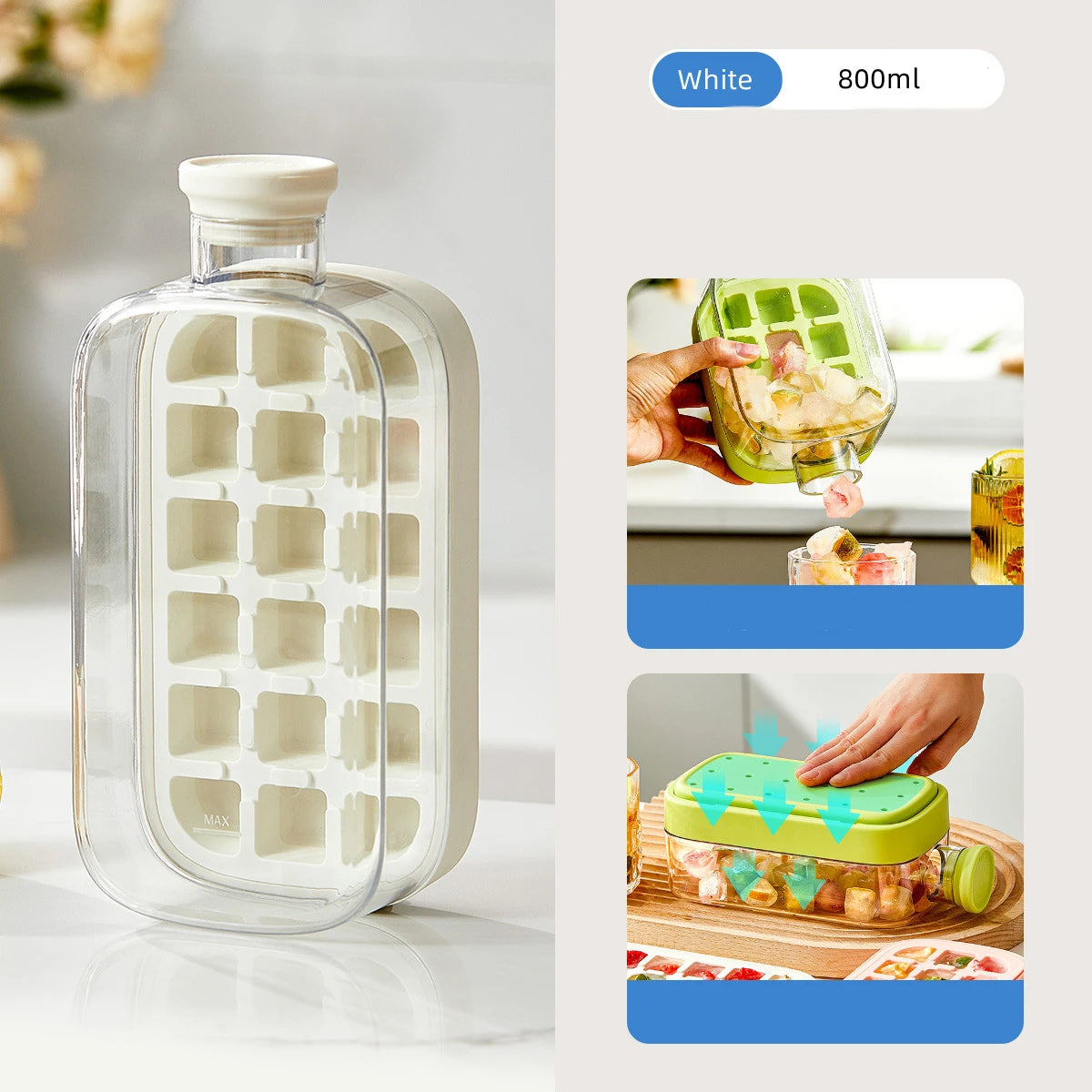 IceLuxe ❄️🥂 – Stylish Ice Ball Freezing Tray