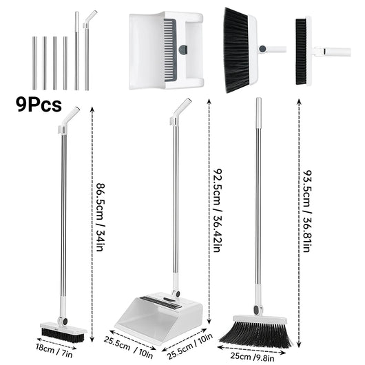 FindersFrenzy Broom & Dustpan Set