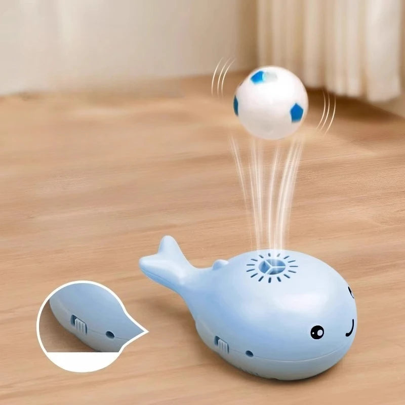 🐋 WhaleSpin Hover Buddy – Floating Ball Cat Teaser & Mini Fan
