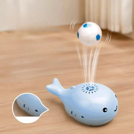 🐋 WhaleSpin Hover Buddy – Floating Ball Cat Teaser & Mini Fan