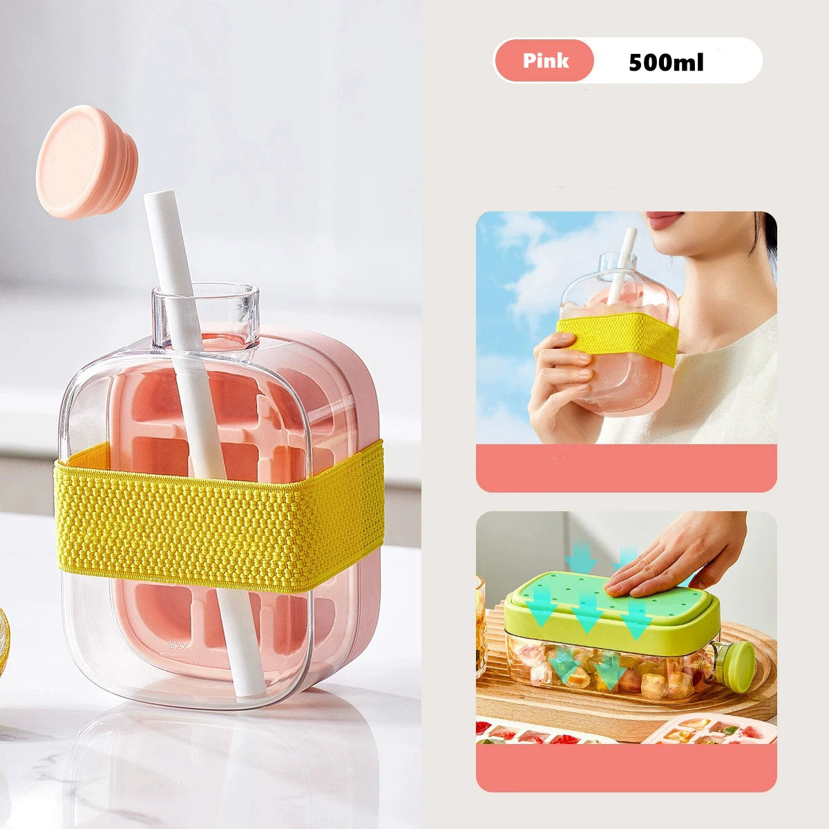 IceLuxe ❄️🥂 – Stylish Ice Ball Freezing Tray