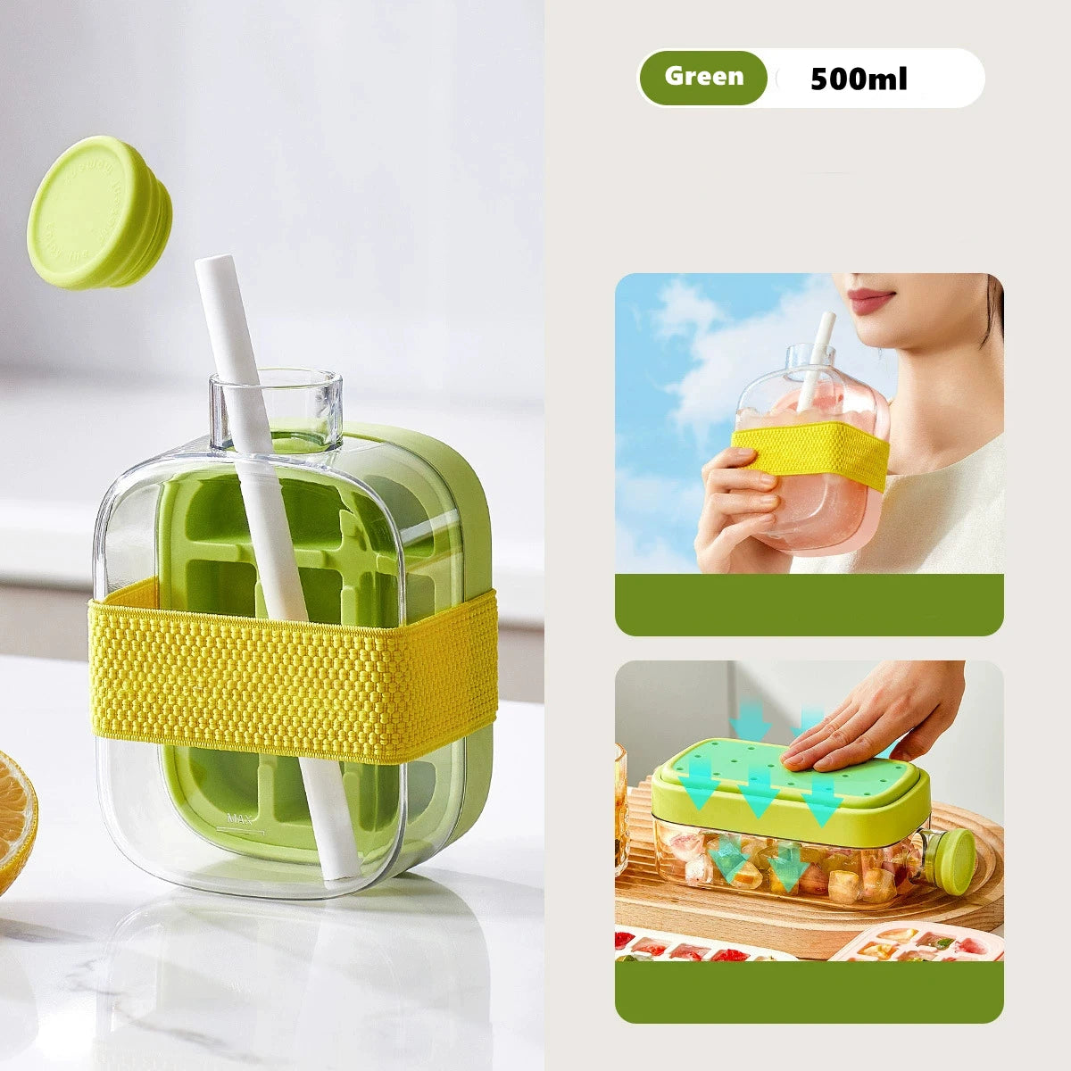 IceLuxe ❄️🥂 – Stylish Ice Ball Freezing Tray