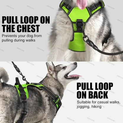 🌟 GlowPup Harness – Light the Way for Night Walks
