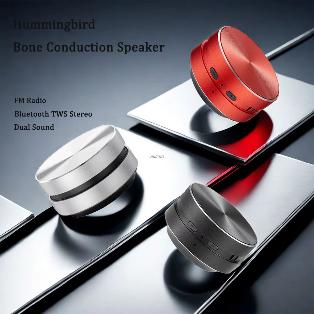 2025 Wireless Stereo Bone Conduction Speaker - Bluetooth-Compatible TWS Hummingbird Design